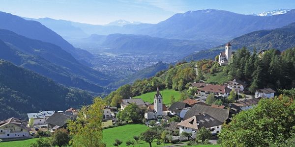 Vanga sul Renon con vista Bolzano