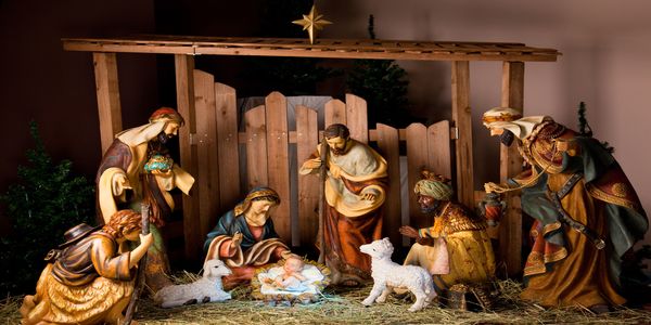 Weihnachtsmarkt Bozen Krippe